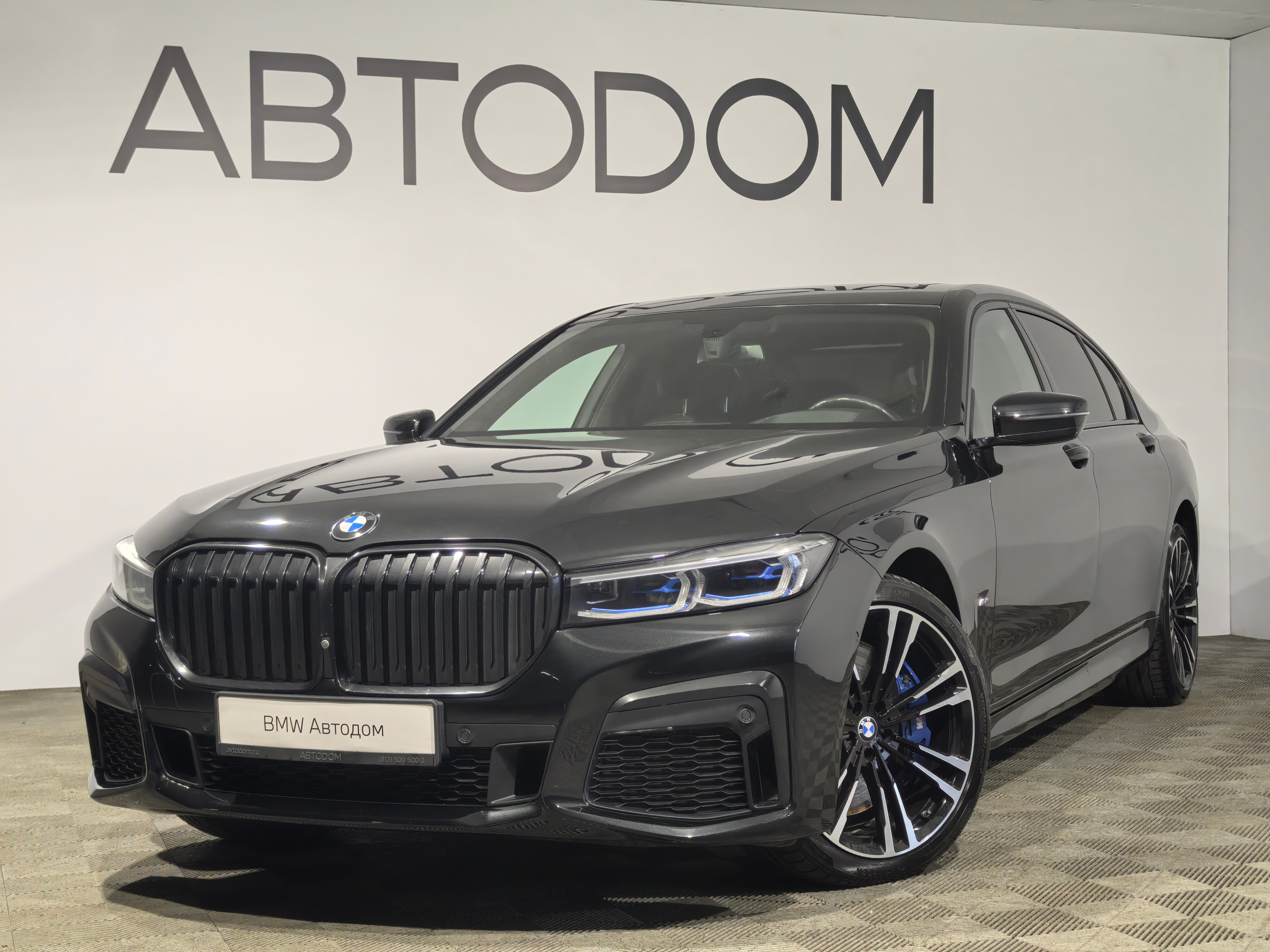 Автомобиль BMW 7 серии VI (G11/G12) [рестайлинг] 730L 3.0d AT 4WD (249 л.с.) M Sport Pro Чёрный 2021 с пробегом 63 200 км