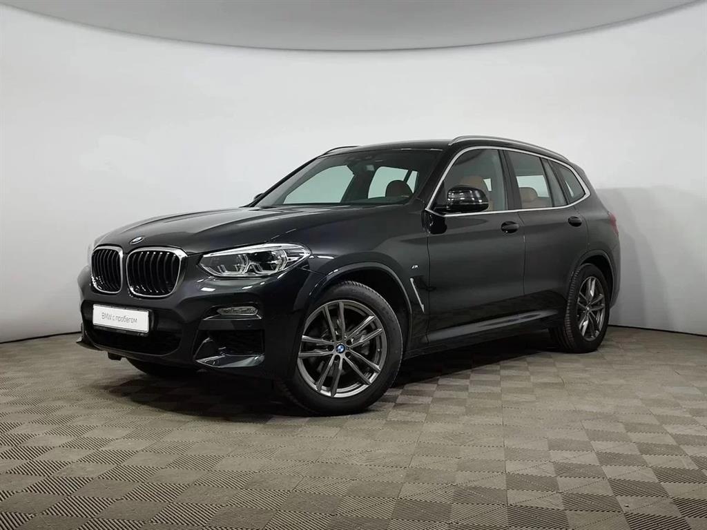 BMW X3 III поколение (G01) 2.0d AT 4WD (190 л.с.) M Sport Чёрный 2019 с пробегом 123 200 км