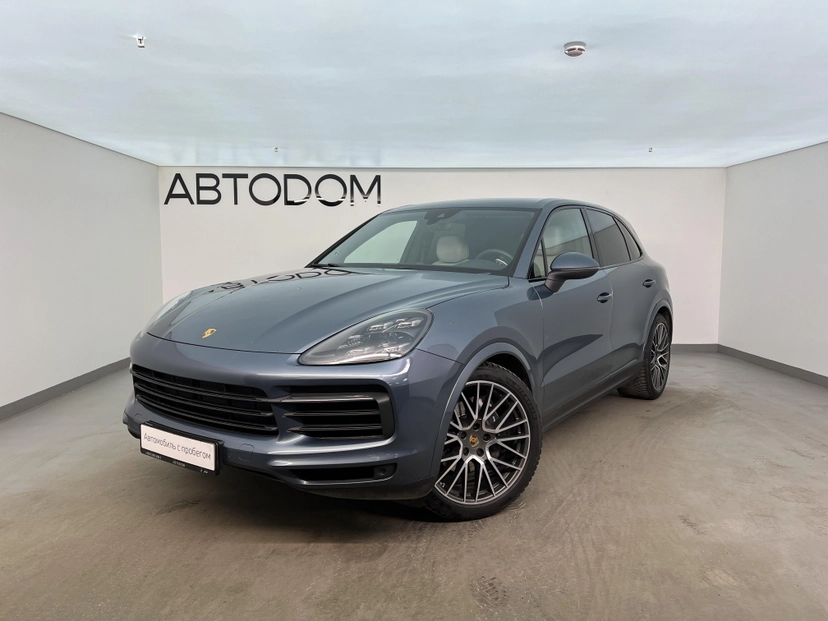 Автомобиль Porsche Cayenne III поколение 3.0 AT 4WD (340 л.с.) Base Синий 2019 с пробегом 72 692 км