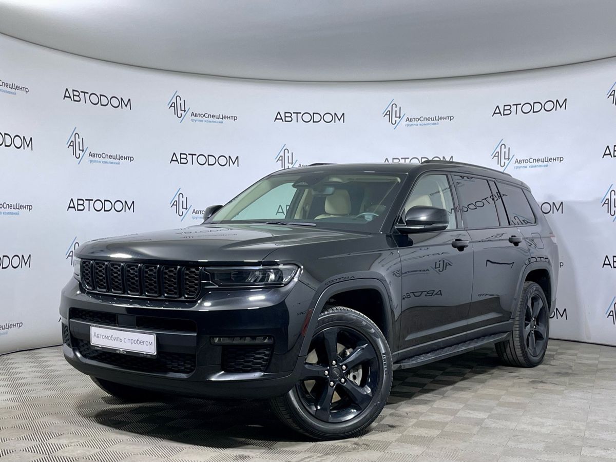 Автомобиль Jeep Grand Cherokee V поколение (WL) 3.6 AT 4WD (294 л.с.) Limited Чёрный 2022 с пробегом 71 406 км