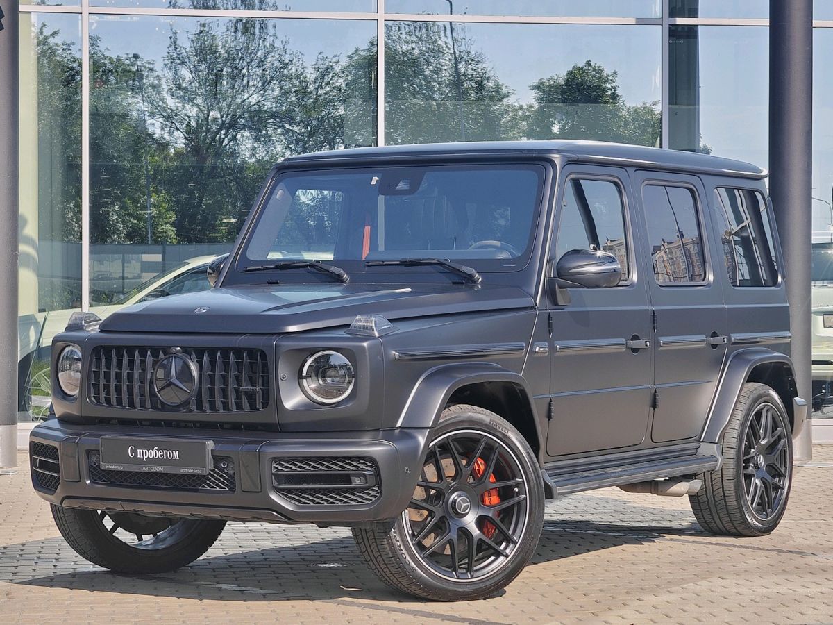 Mercedes-Benz G-Класс AMG II поколение (W463) 63 AMG 4.0 AT 4Matic (585 л.с.) AMG Чёрный 2019 с пробегом 80 000 км