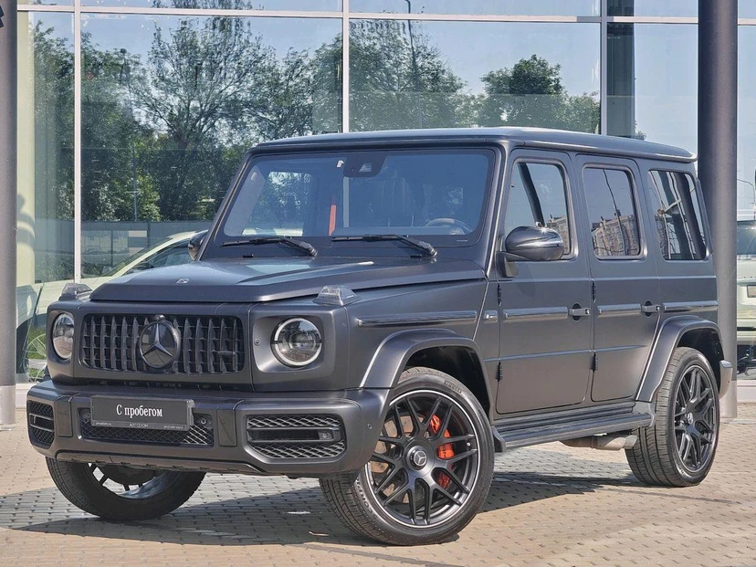 Mercedes-Benz G-Класс AMG II поколение (W463) 63 AMG 4.0 AT 4Matic (585 л.с.) AMG Чёрный 2019 с пробегом 80 000 км