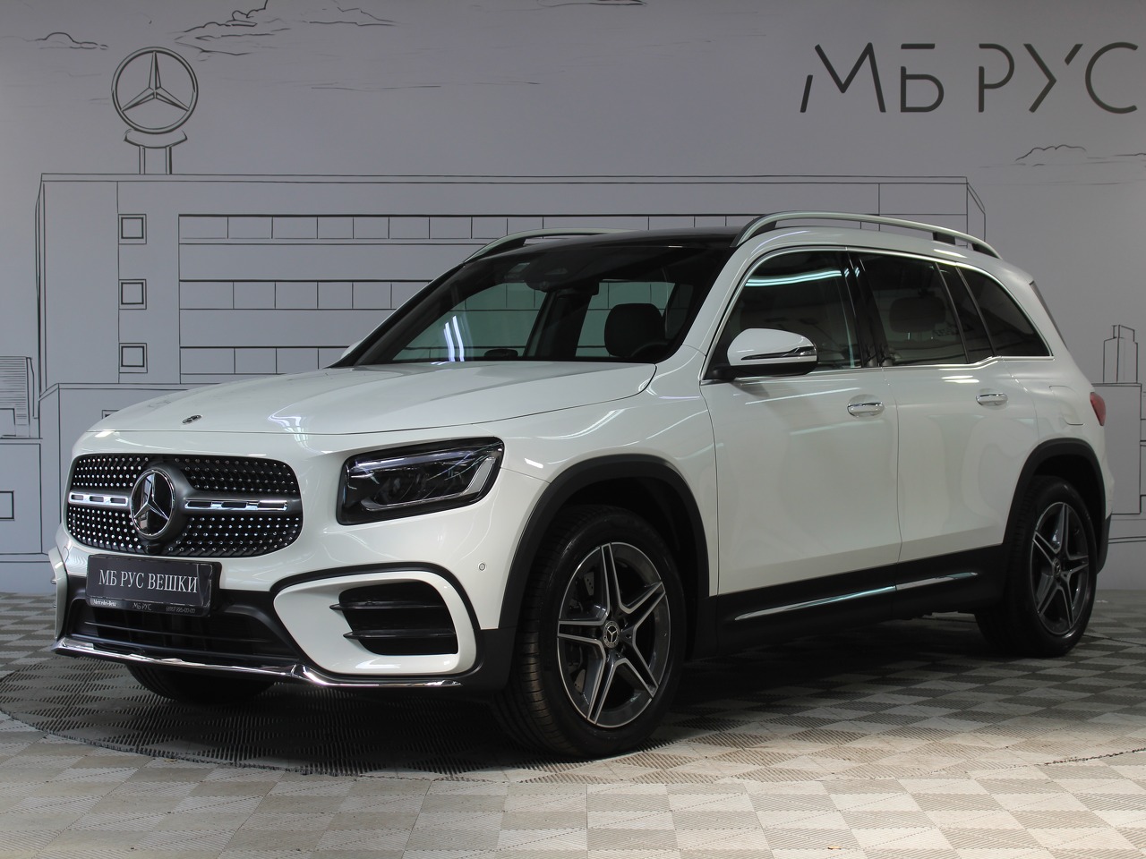 Mercedes-Benz GLB I (X247) [рестайлинг] 250 2.0 AMT 4Matic (224 л.с.) Base Белый 2024 