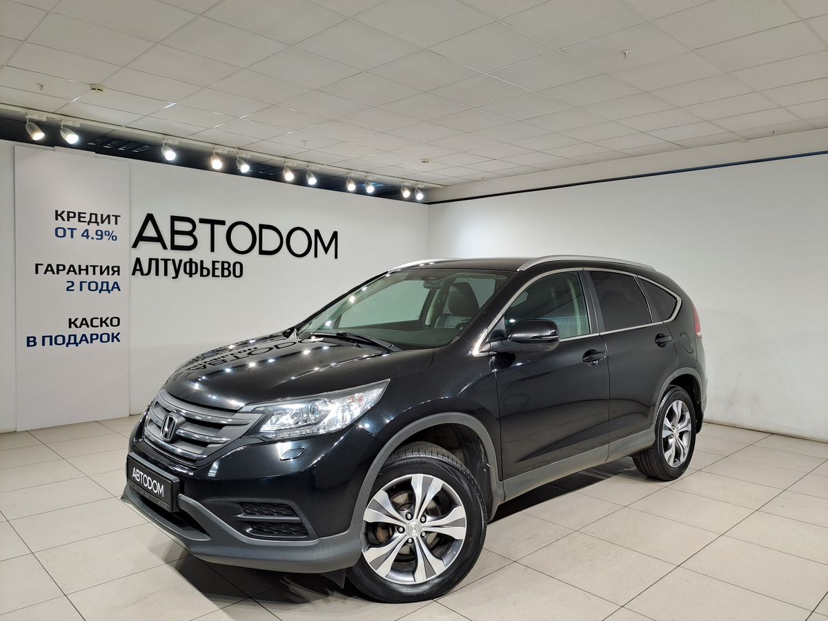 Honda CR-V IV поколение 2.0 AT 4WD (150 л.с.) Elegance Чёрный 2012 с пробегом 205 677 км