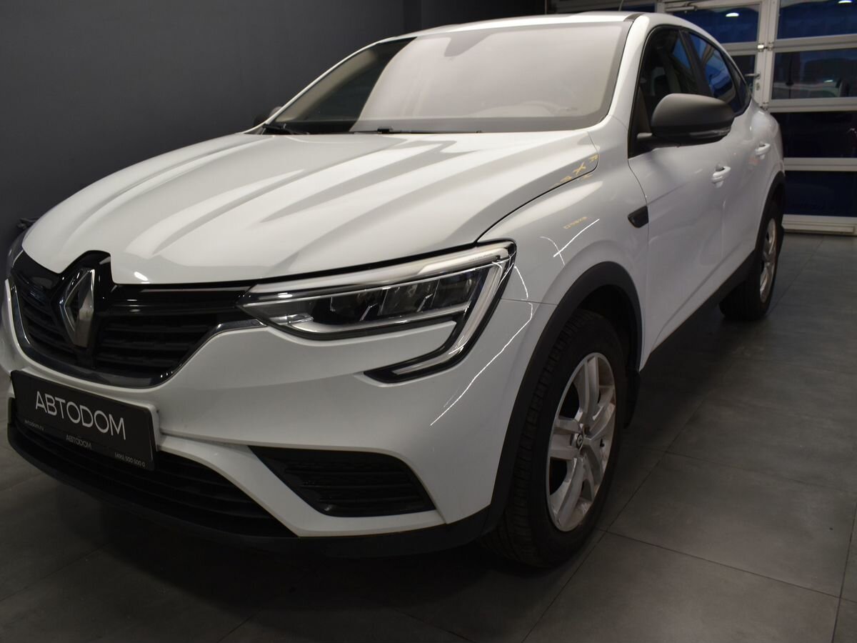Renault Arkana I поколение 1.6 CVT (114 л.с.) Life Белый 2019 с пробегом 74 686 км