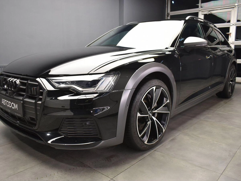 Автомобиль Audi A6 allroad IV поколение (C8) 3.0d AT 4WD (286 л.с.) Импорт Чёрный 2019 с пробегом 126 000 км