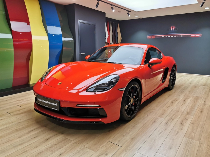 Автомобиль Porsche Cayman III поколение (982) S 2.5 AMT (350 л.с.) Cayman S Красный 2025