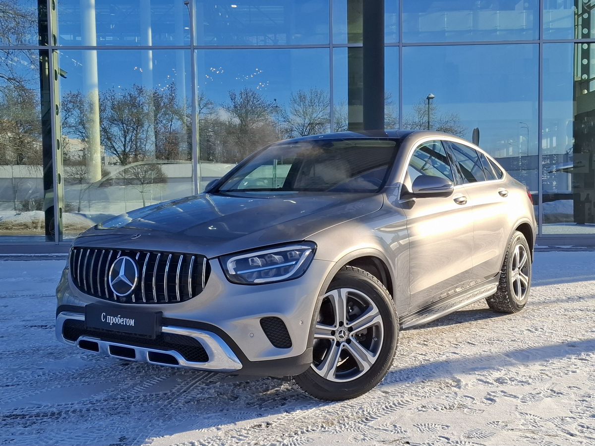 Автомобиль Mercedes-Benz GLC coupe I (C253) [рестайлинг] 220 2.0d AT 4Matic (194 л.с.) Premium Серый 2021 с пробегом 76 231 км