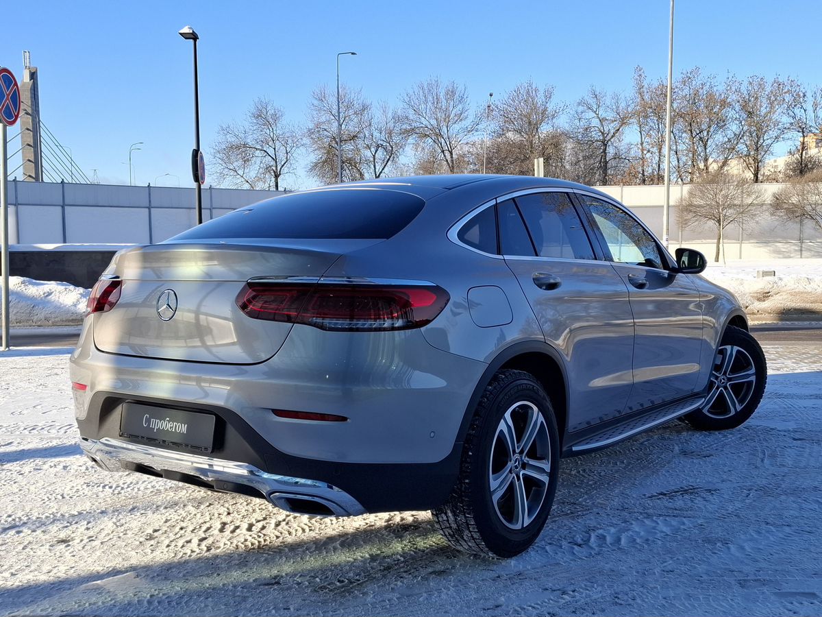 Автомобиль Mercedes-Benz GLC coupe I (C253) [рестайлинг] 220 2.0d AT 4Matic (194 л.с.) Premium Серый 2021 с пробегом 76 231 км