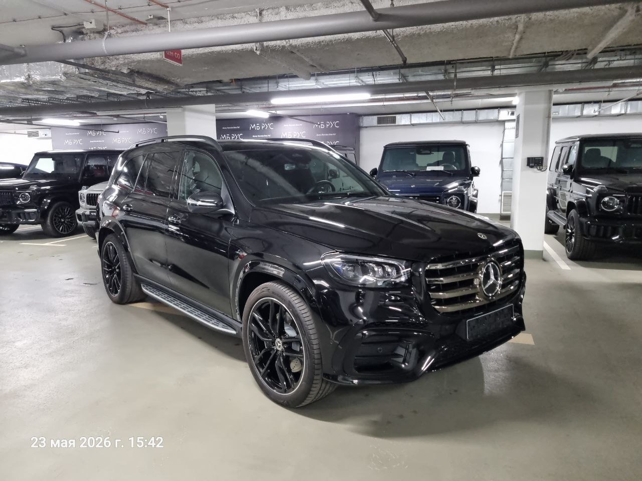 Mercedes-Benz GLS II (X167) [рестайлинг] 450 3.0d AT 4Matic (367 л.с.) Base Чёрный 2026 
