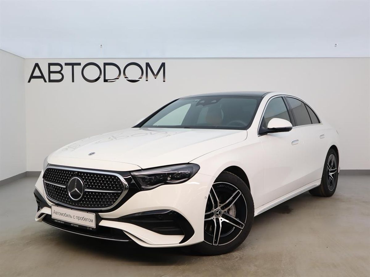 Автомобиль Mercedes-Benz E-Класс VI поколение (W214/S214) 2.0 AT 4Matic (258 л.с.) AMG Line Белый 2024 с пробегом 2 036 км