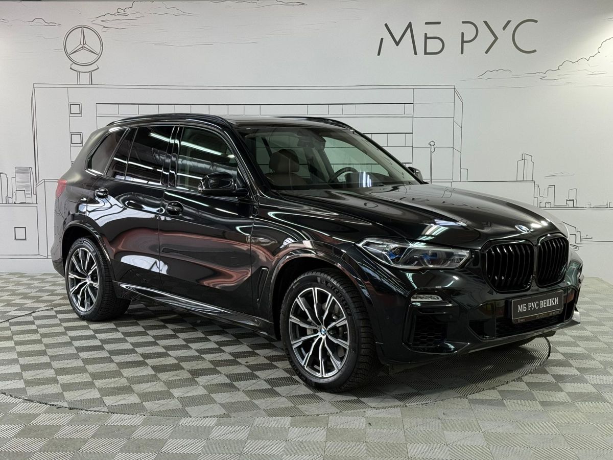 BMW X5 IV поколение (G05) 3.0d AT 4WD (249 л.с.) M Sport Pro Чёрный 2019 с пробегом 113 000 км