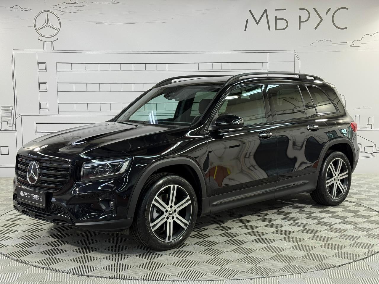 Автомобиль Mercedes-Benz GLB I (X247) [рестайлинг] 220 2.0 AMT 4Matic (190 л.с.) Base Чёрный 2025 