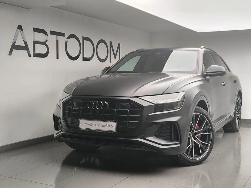 Автомобиль Audi Q8 I поколение (4M) 3.0d AT 4WD (286 л.с.) Base Чёрный 2021 с пробегом 94 478 км