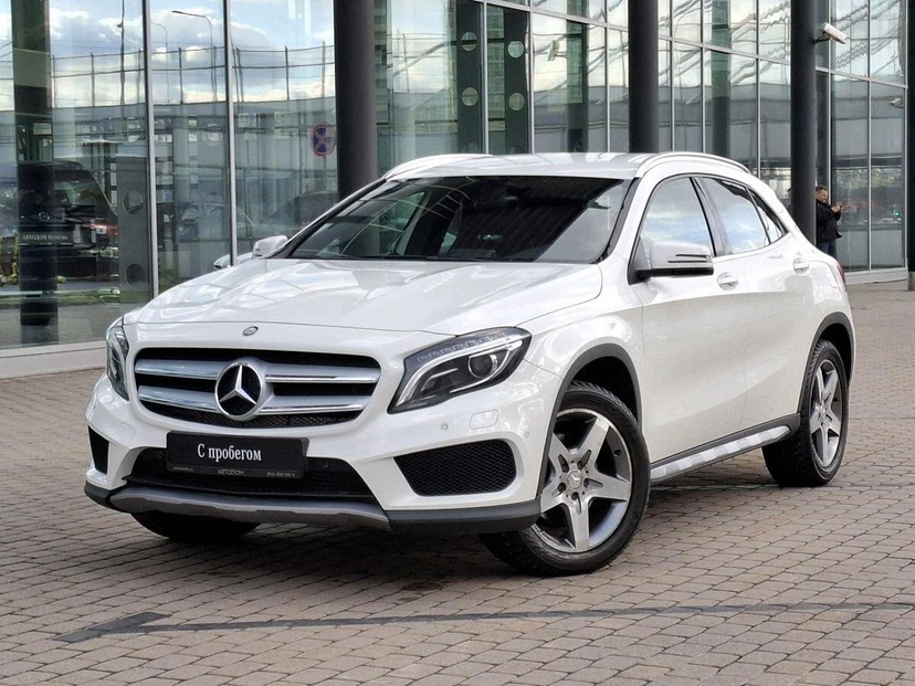Mercedes-Benz GLA I поколение (X156) 250 2.0 AMT 4Matic (211 л.с.) Особая серия Белый 2015 с пробегом 49 323 км