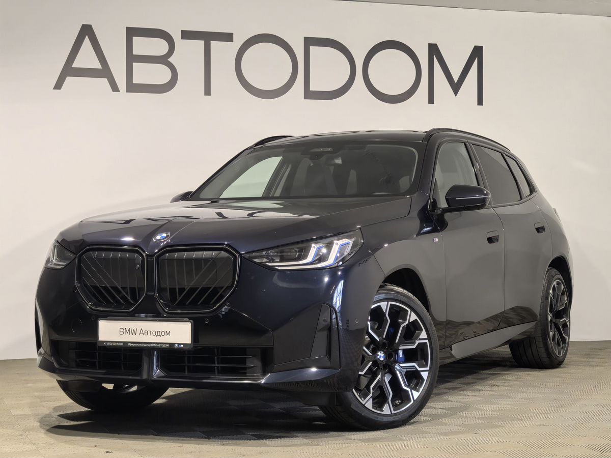 BMW X3 IV поколение (G45/G48) 2.0 AT 4WD (258 л.с.) Leading M Sport Чёрный 2025 с пробегом 19 871 км