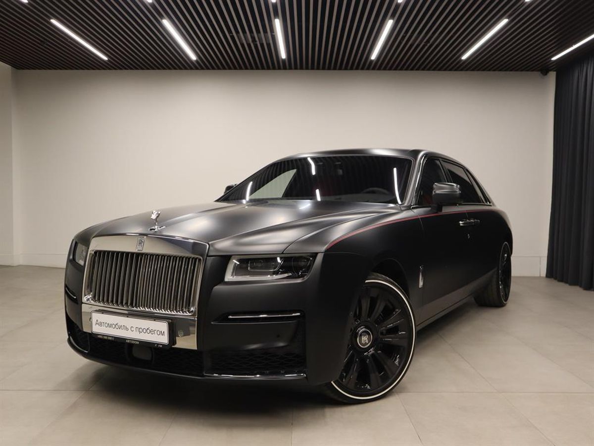 Автомобиль Rolls-Royce Ghost II поколение 6.8 AT 4WD (600 л.с.) Individual Чёрный 2023 