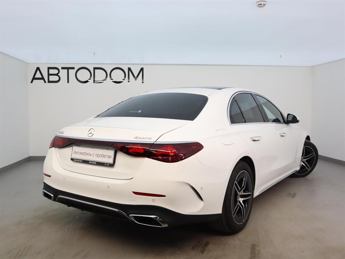 Автомобиль Mercedes-Benz E-Класс VI поколение (W214/S214) 2.0 AT 4Matic (258 л.с.) AMG Line Белый 2024 с пробегом 2 036 км