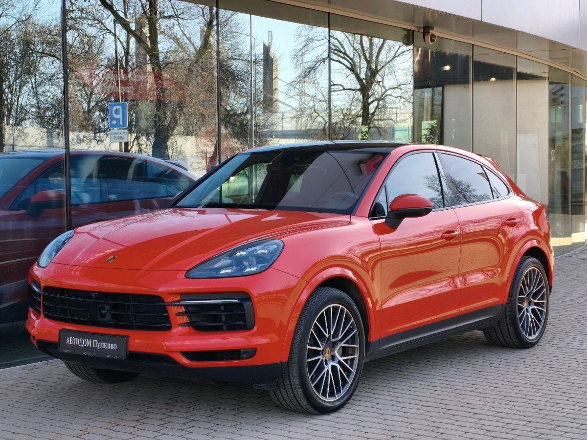Автомобиль Porsche Cayenne III поколение S 2.9 AT 4WD (440 л.с.) Platinum Edition Оранжевый 2019 с пробегом 104 032 км
