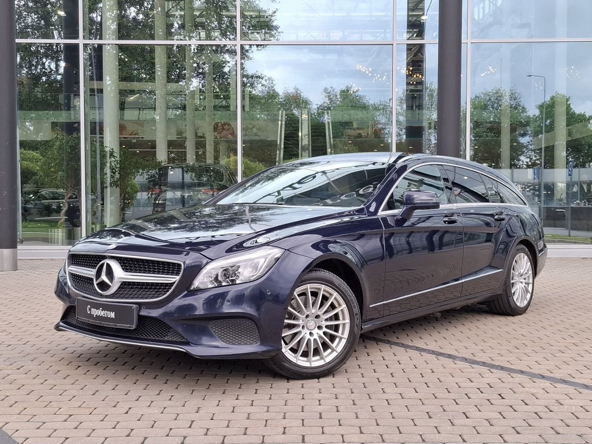 Mercedes-Benz CLS II (C218) [рестайлинг] 250 BlueTEC 2.1d AT 4Matic (204 л.с.) Base Синий 2016 с пробегом 154 101 км