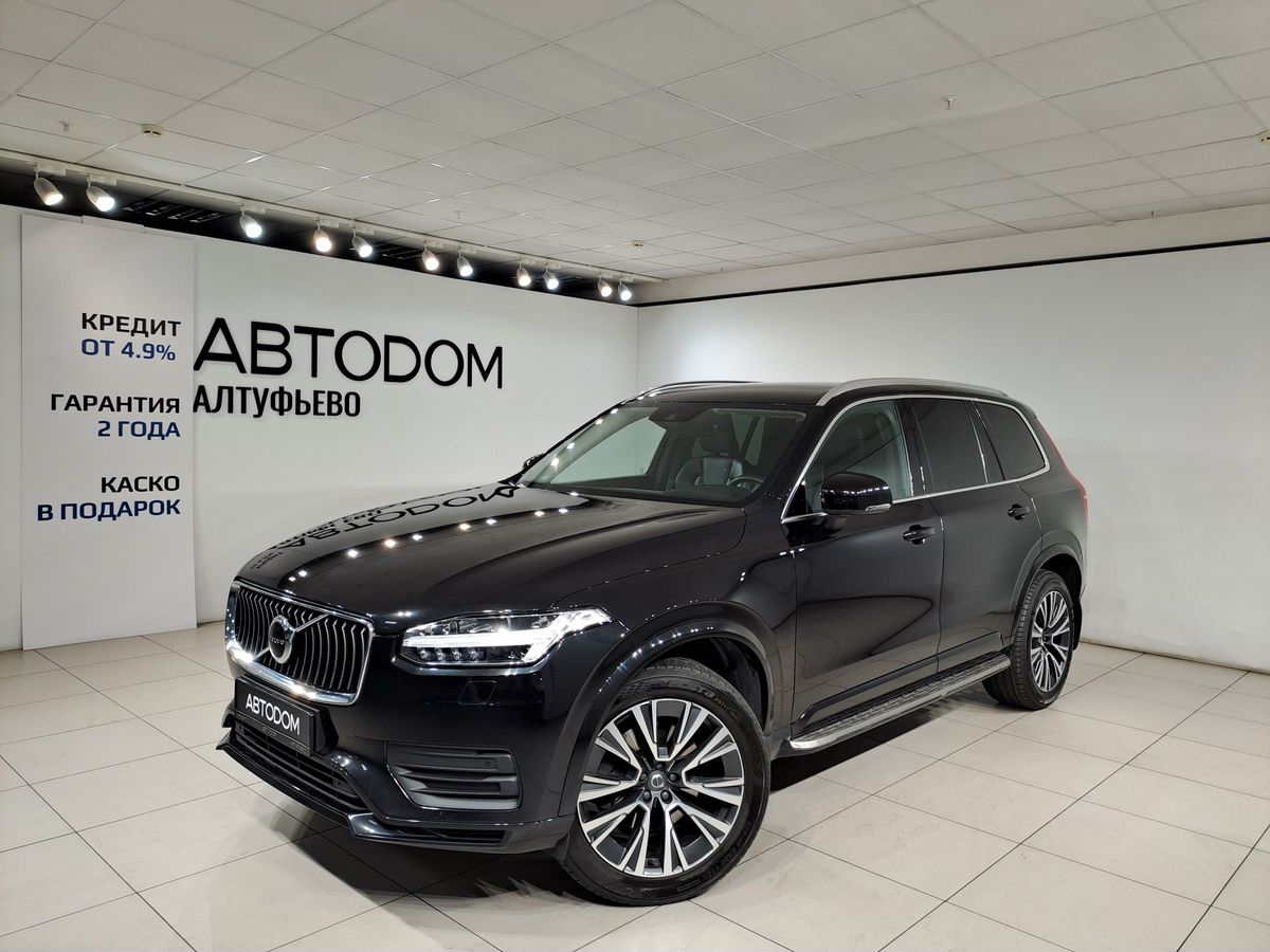 Volvo XC90 II [рестайлинг] 2.0 AT 4WD (5 мест) (249 л.с.) Inscription (MY21) Чёрный 2021 с пробегом 109 913 км