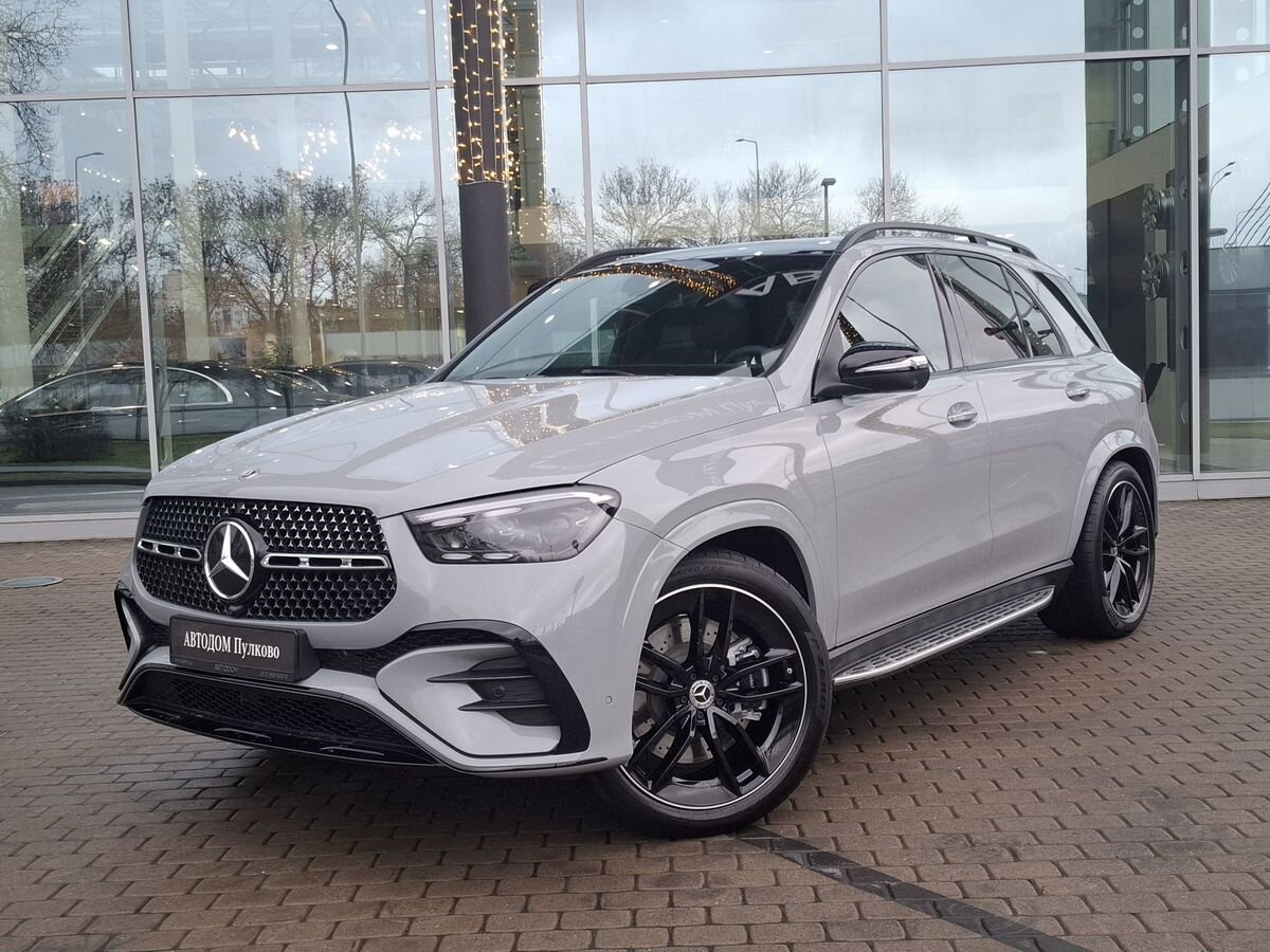Автомобиль Mercedes-Benz GLE II (V167) [рестайлинг] 450 3.0d AT 4Matic (367 л.с.) Base Серый 2025 