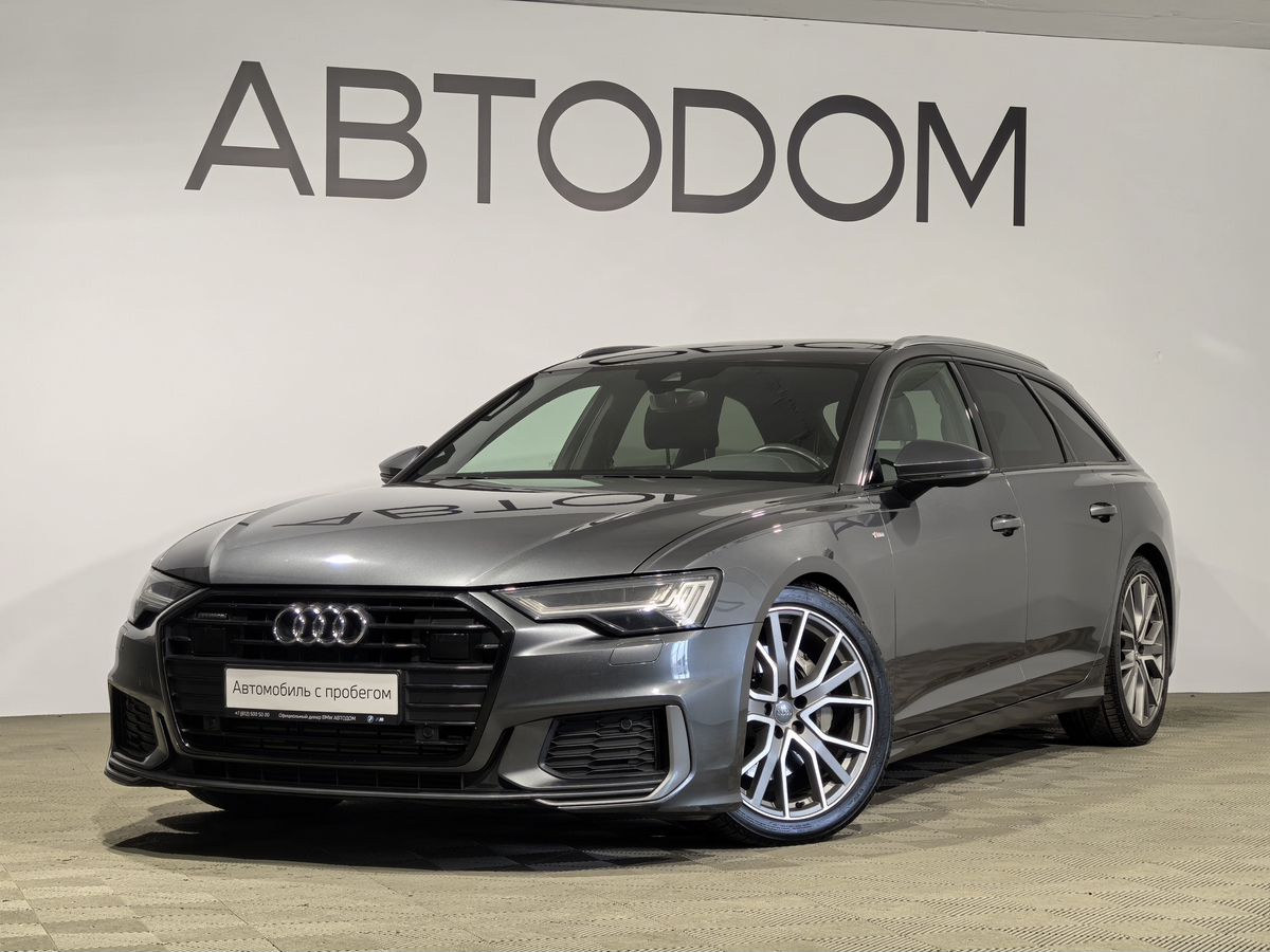 Автомобиль Audi A6 V поколение (C8) 3.0d AT 4WD (286 л.с.) Импорт Серый 2019 с пробегом 126 372 км