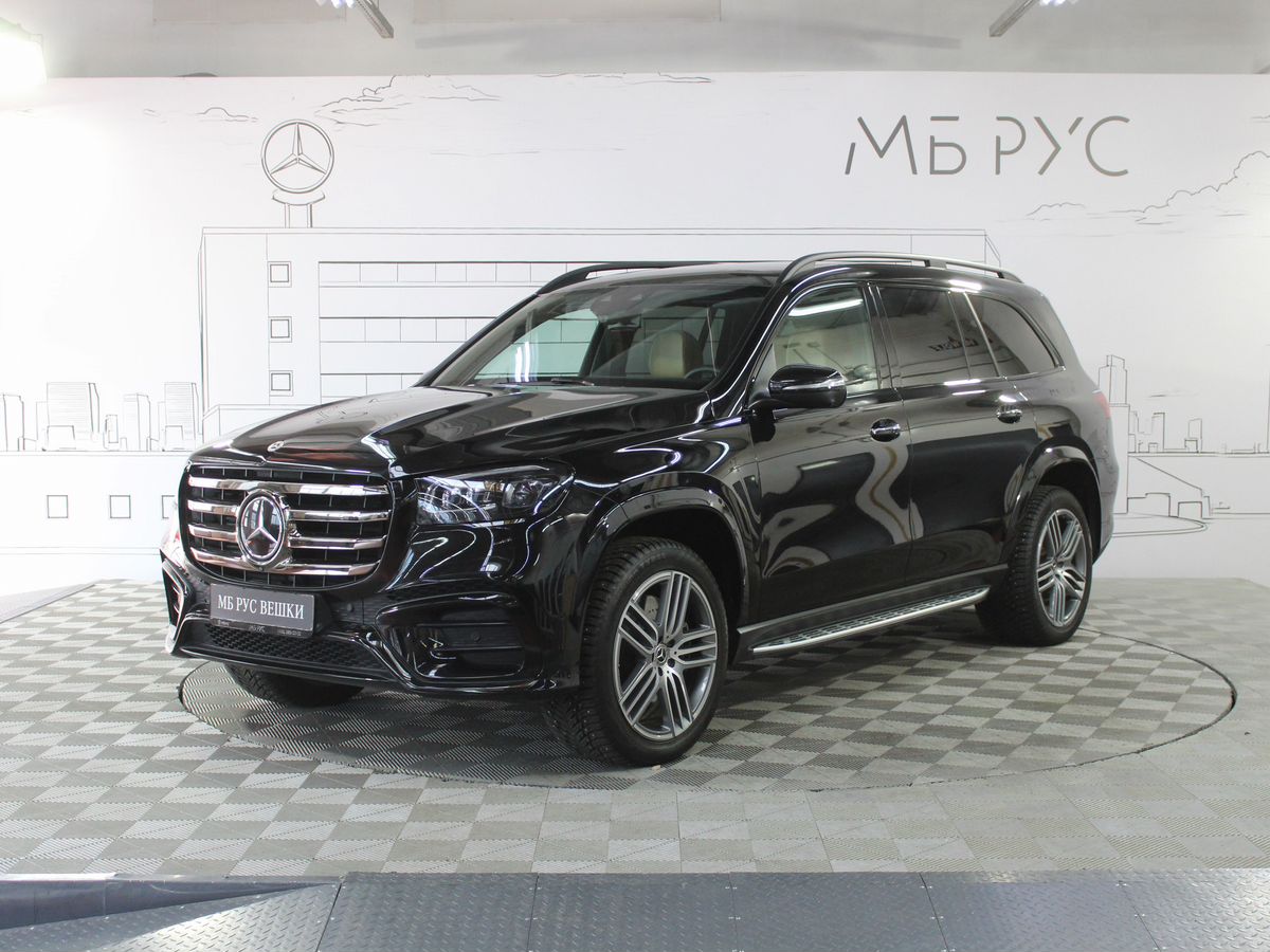 Mercedes-Benz GLS II (X167) [рестайлинг] 450 3.0 AT 4Matic (381 л.с.) Base Чёрный 2023 с пробегом 30 529 км