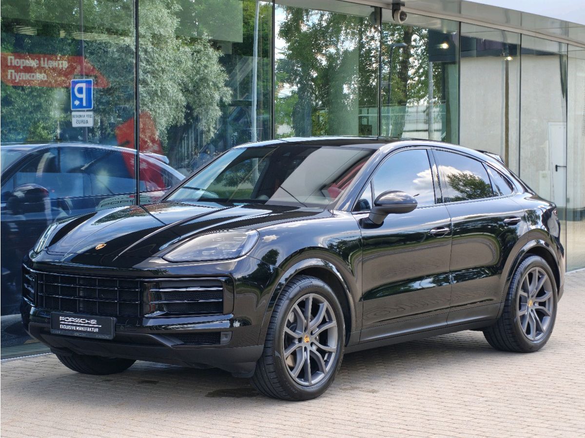 Porsche Cayenne III [рестайлинг] 3.0 AT 4WD (353 л.с.) Coupé Чёрный 2023 с пробегом 8 600 км