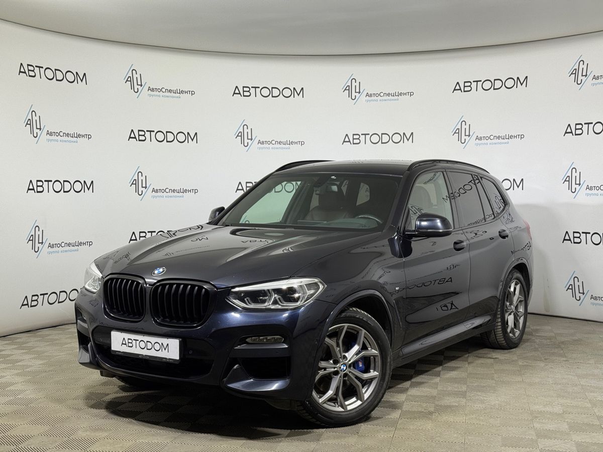 Автомобиль BMW X3 III поколение (G01) 3.0d AT 4WD (249 л.с.) M Sport Чёрный 2019 с пробегом 103 724 км