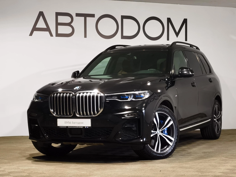 Автомобиль BMW X7 I поколение (G07) 3.0d AT 4WD (249 л.с.) M Sport Plus Чёрный 2021 с пробегом 84 857 км