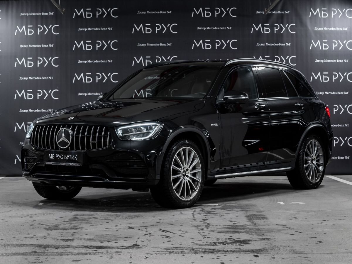 Автомобиль Mercedes-Benz GLC AMG I (X253) [рестайлинг] 43 AMG 3.0 AT 4Matic (390 л.с.) Особая Серия Чёрный 2021 с пробегом 33 000 км