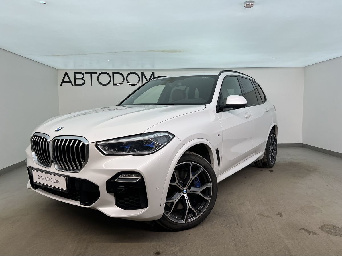 BMW X5 IV поколение (G05) 3.0d AT 4WD (249 л.с.) M Sport Pro Белый 2020 с пробегом 81 373 км