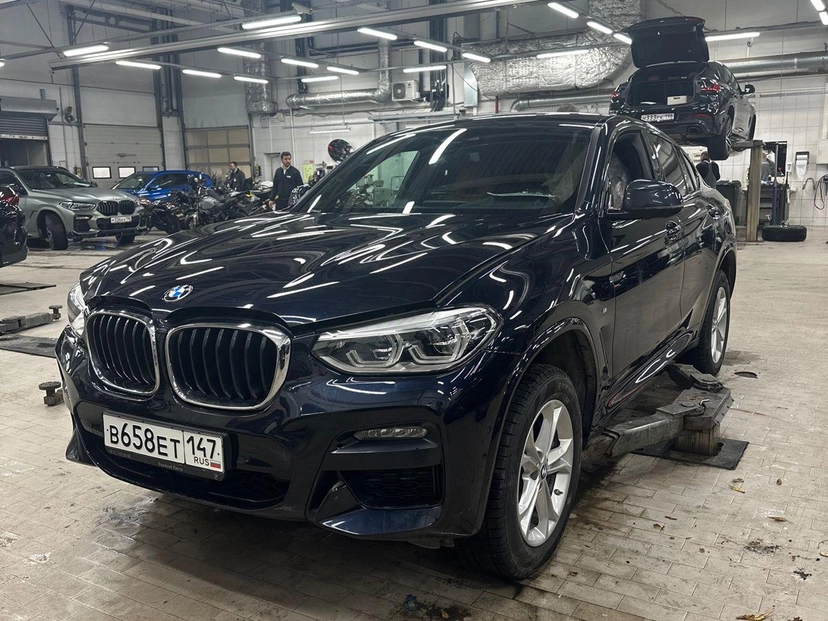 Автомобиль BMW X4 II поколение (G02) 3.0d AT 4WD (249 л.с.) M Sport Чёрный 2020 с пробегом 99 079 км