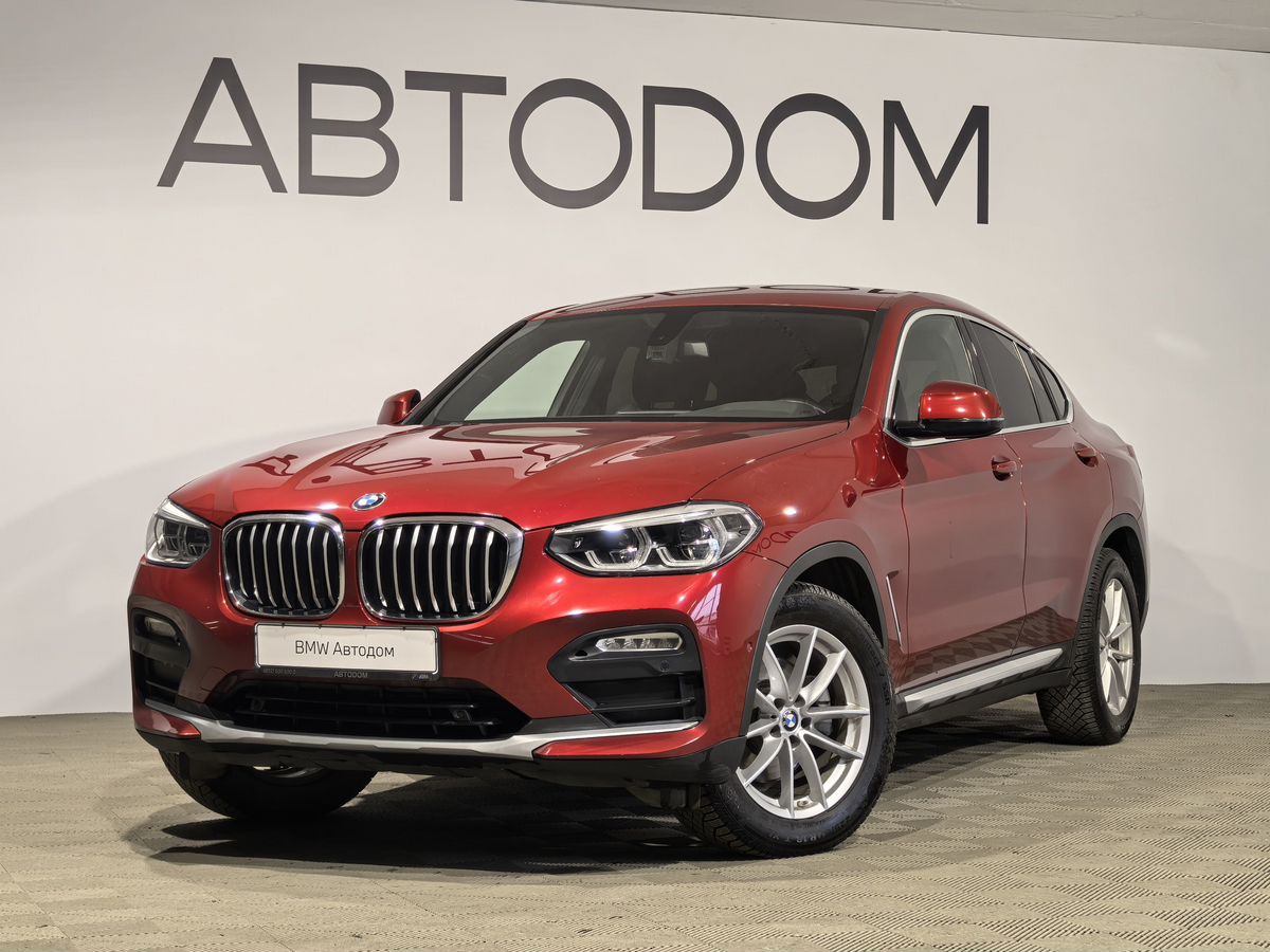 Автомобиль BMW X4 II поколение (G02) 2.0d AT 4WD (190 л.с.) xLine Красный 2019 с пробегом 81 607 км