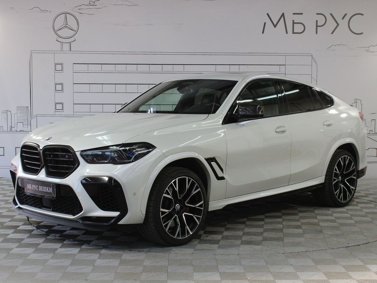 BMW X6 M III поколение (F96) 4.4 AT 4WD (625 л.с.) Competition Белый 2022 с пробегом 46 103 км