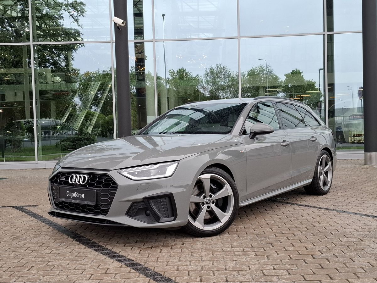 Audi A4 V (B9) [рестайлинг] 3.0d AT 4WD (231 л.с.) Импорт Серый 2019 с пробегом 124 740 км