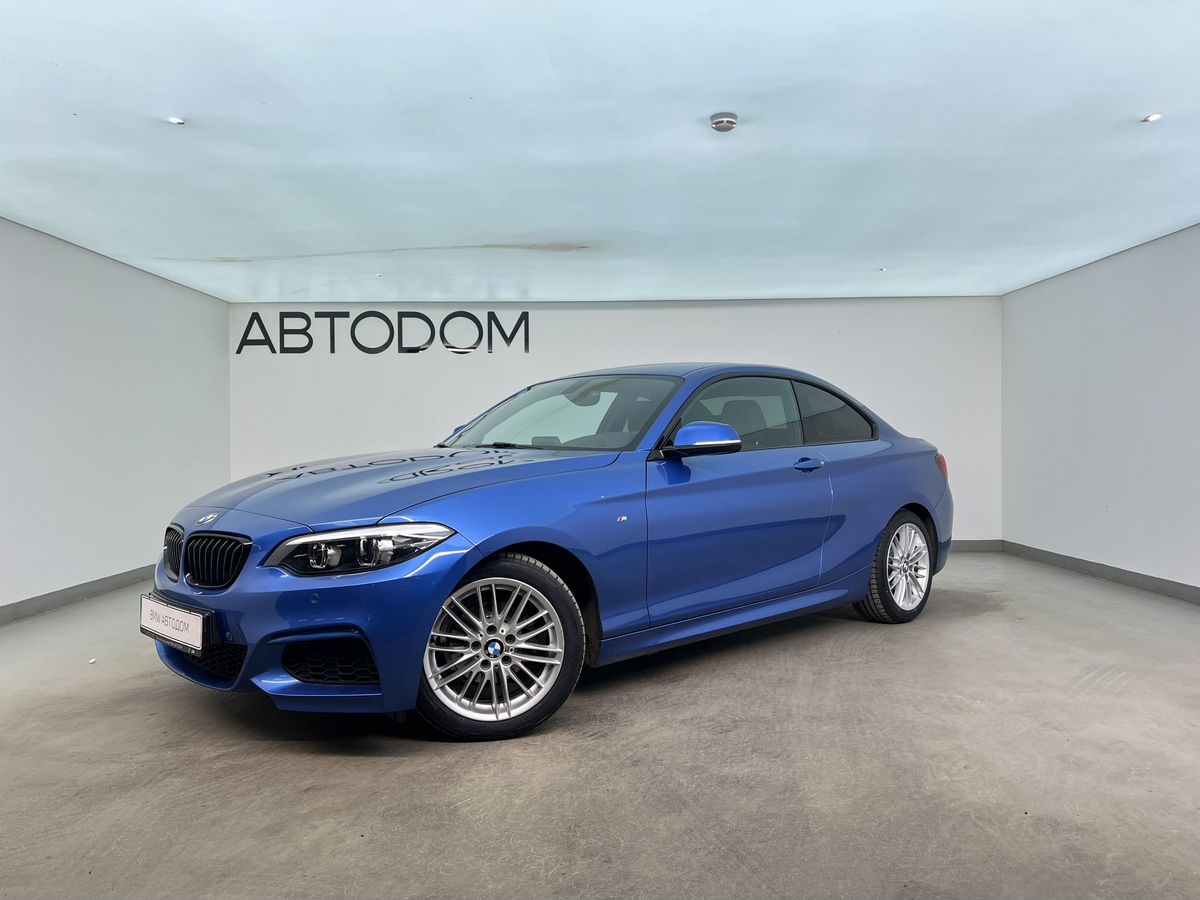 BMW 2 серии I (F22/F23) [рестайлинг] 218 1.5 AT (136 л.с.) M Sport Синий 2020 с пробегом 43 008 км