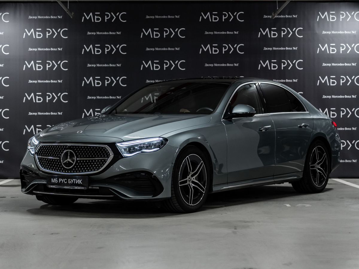 Автомобиль Mercedes-Benz E-Класс VI поколение (W214/S214) 2.0 AT 4Matic (258 л.с.) AMG Line Зелёный 2024 с пробегом 21 000 км
