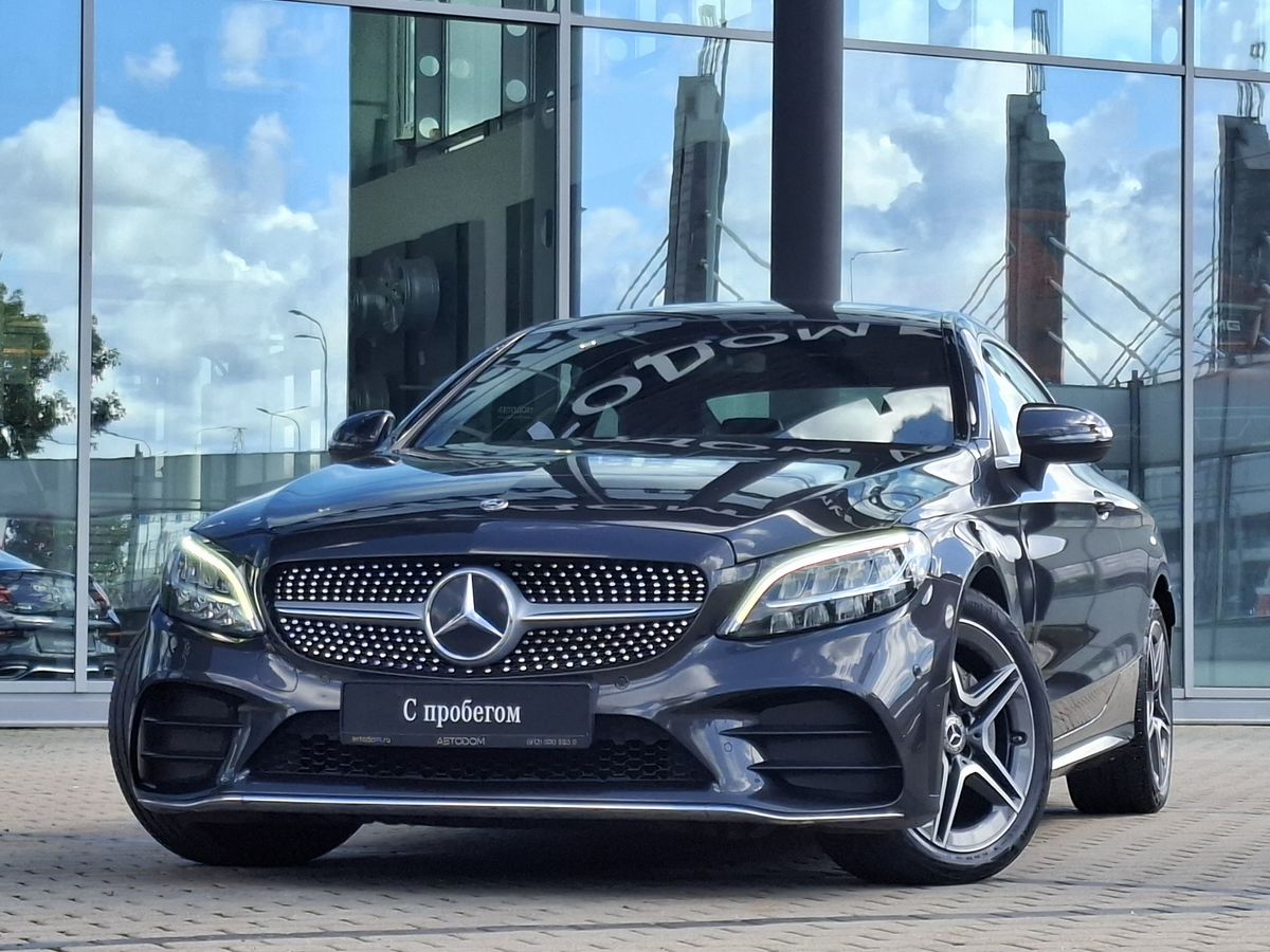Mercedes-Benz C-Класс IV (W205/S205/C205) [рестайлинг] 200 2.0 AT 4Matic (204 л.с.) Sport Чёрный 2019 с пробегом 32 362 км