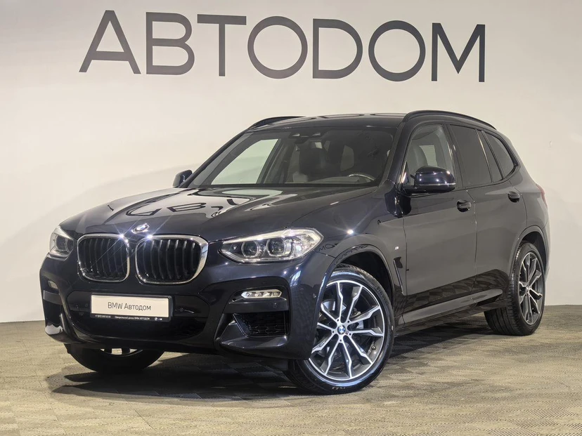 BMW X3 III поколение (G01) 2.0d AT 4WD (190 л.с.) M Sport Чёрный 2019 с пробегом 84 612 км