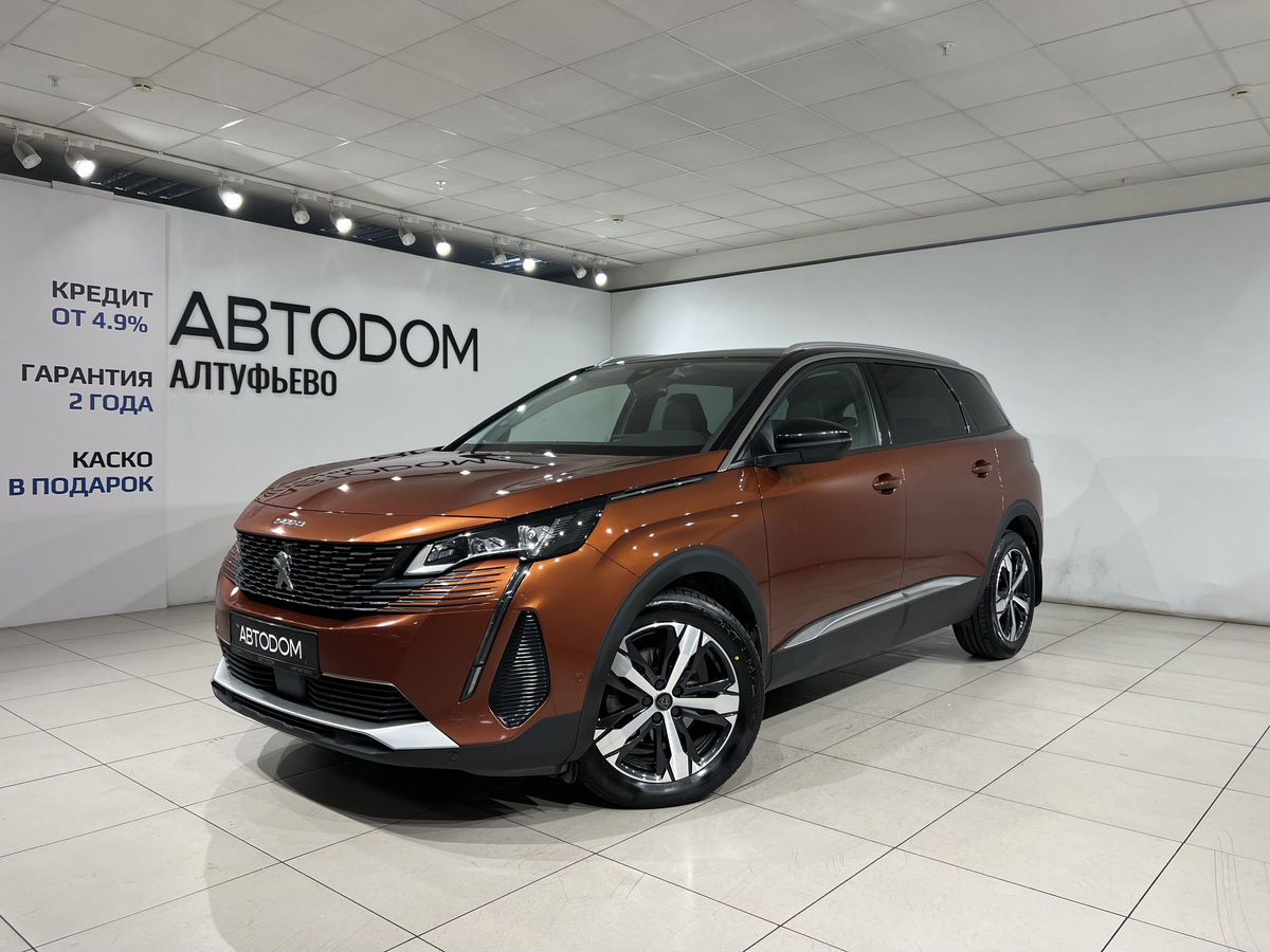 Peugeot 5008 II [рестайлинг] 2.0d AT (150 л.с.) Allure Коричневый 2021 с пробегом 61 809 км