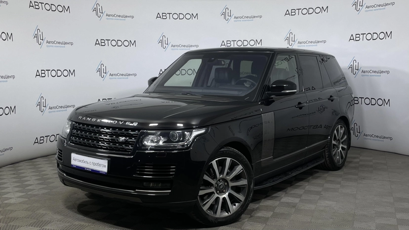Автомобиль Land Rover Range Rover IV поколение 4.4d AT 4WD (339 л.с.) Vogue SE Чёрный 2016 с пробегом 146 483 км