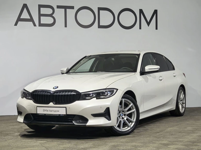 Автомобиль BMW 3 серии VII поколение (G20/G21/G28) 320 2.0 AT (184 л.с.) Sport Line Белый 2021 с пробегом 65 500 км