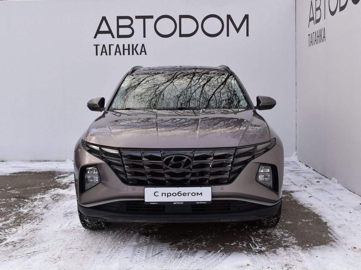 Автомобиль Hyundai Tucson IV поколение 2.0d AT 4WD (186 л.с.) Lifestyle + Smart Sense Серый 2021 с пробегом 126 000 км