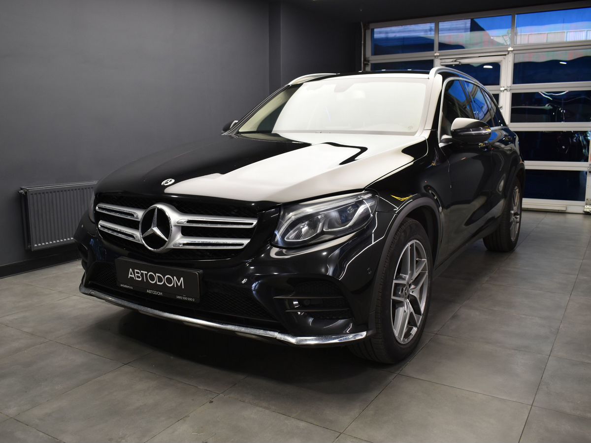 Mercedes-Benz GLC I поколение (X253) 250 2.1d AT 4Matic (204 л.с.) Sport Чёрный 2019 с пробегом 91 180 км