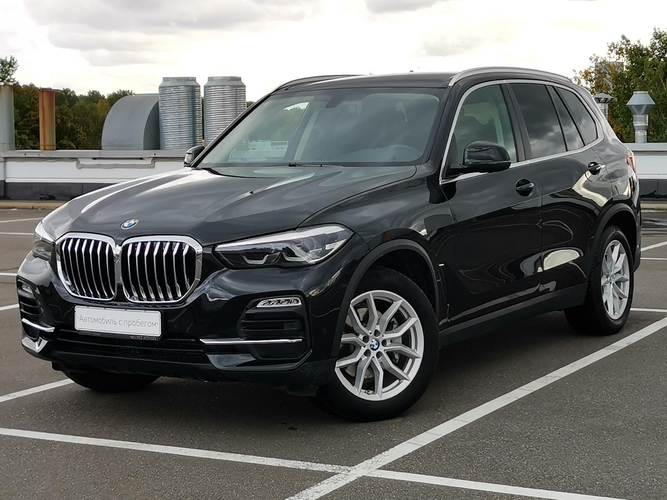 Автомобиль BMW X5 IV поколение (G05) 3.0d AT 4WD (249 л.с.) Business Plus Черный 2020 с пробегом 19200 км
