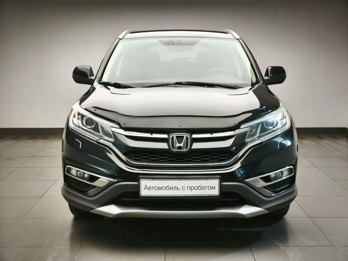 Автомобиль Honda CR-V IV [рестайлинг] 2.0 AT 4WD (150 л.с.) Elegance Чёрный 2016 с пробегом 235 280 км