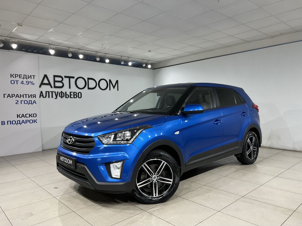 Hyundai Creta I поколение 2.0 AT (149 л.с.) Comfort Plus Синий 2019 с пробегом 120 371 км