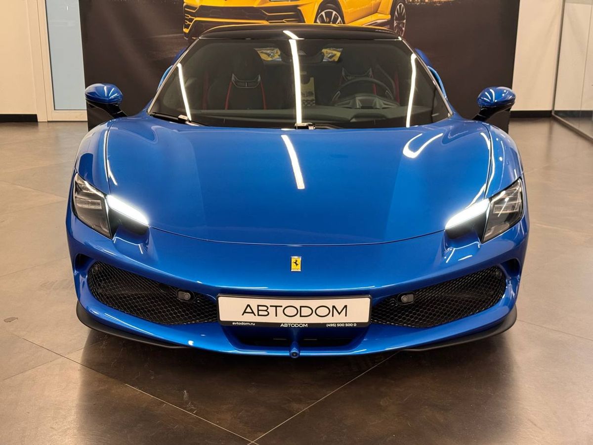 Автомобиль Ferrari 296 I поколение 3.0hyb AMT (830 л.с.) Individual Синий 2022 с пробегом 99 км